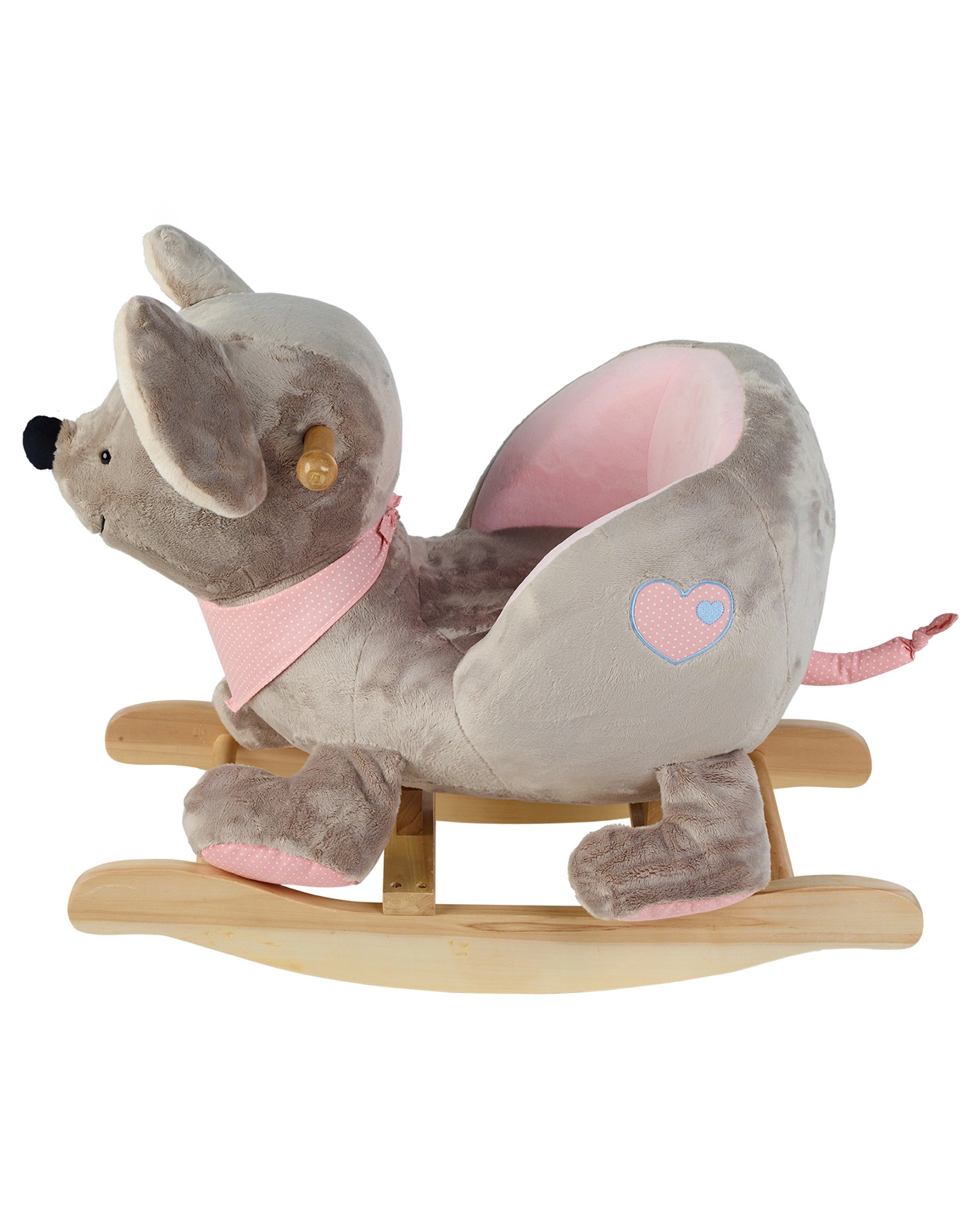 Schaukeltier MABEL MAUS (63x35x47) in rosa