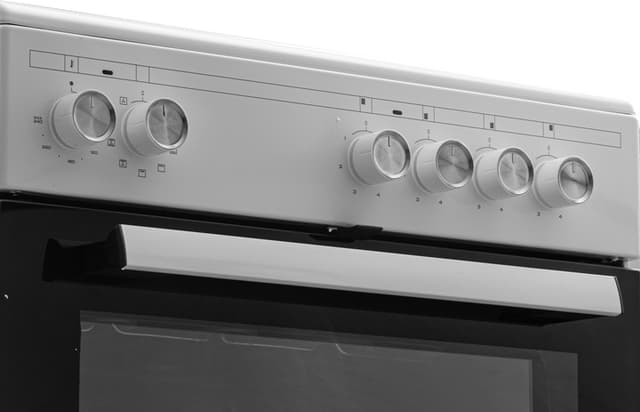 JK 4100 HV JGN Komfur glaskeramisk, hvid
