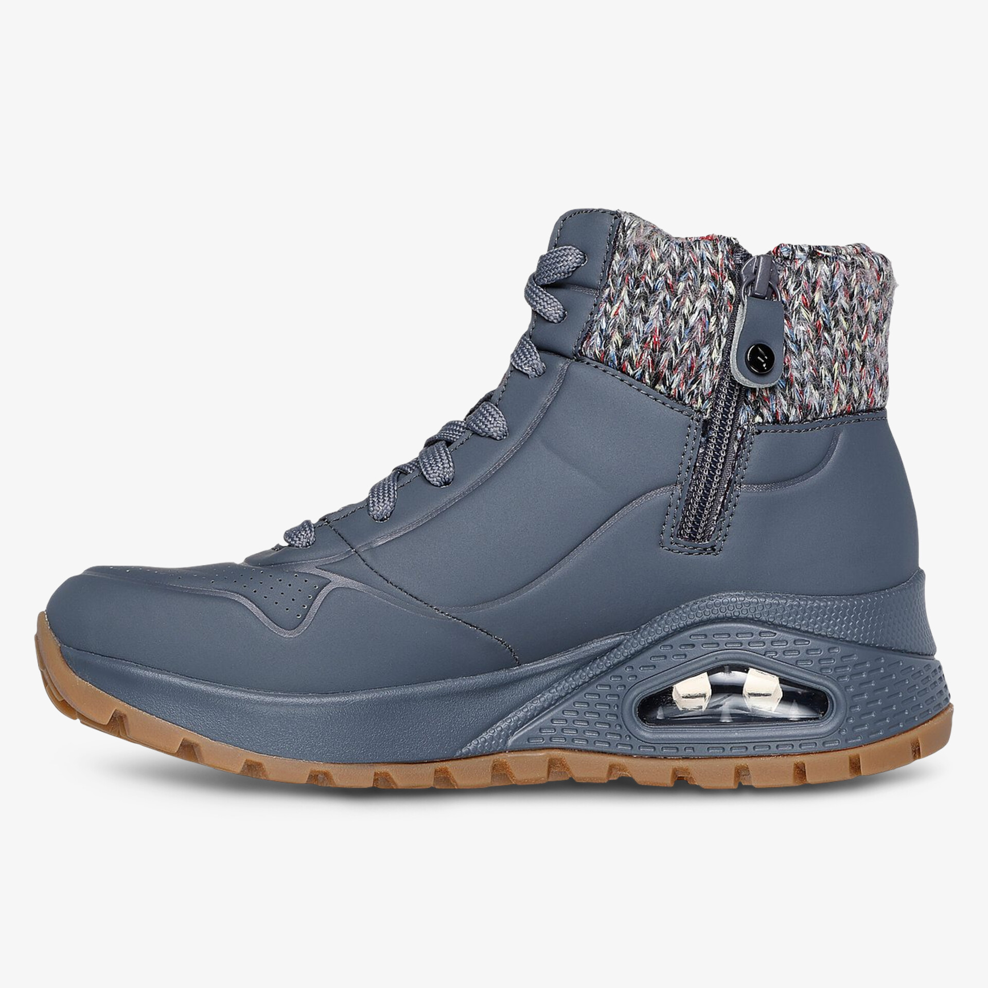 SKECHERS UNO RUGGED DARLING DAZE Damen Winter Boots blau
