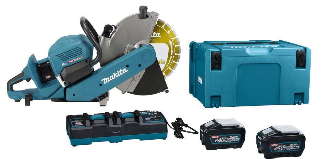 Makita CE002GT202X Accu Doorslijper 355mm 2 x AWS XGT 40V Max 5.0Ah (2st.)