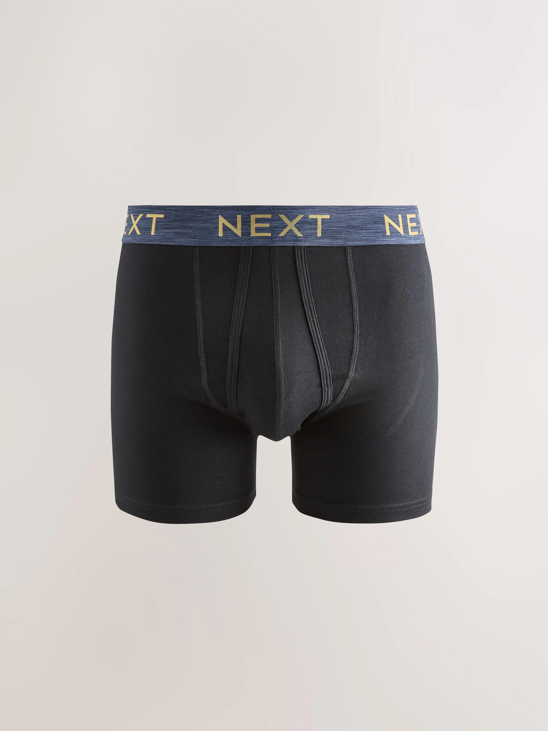 Zwart felrood/oranje/groen gemêleerd tailleband - Boxershorts van katoenrijk materiaal met A-voorkant
