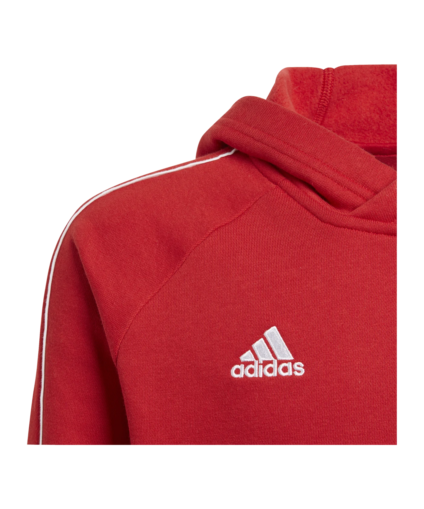 adidas Core 18 Hoody Kapuzensweatshirt Kids Rot