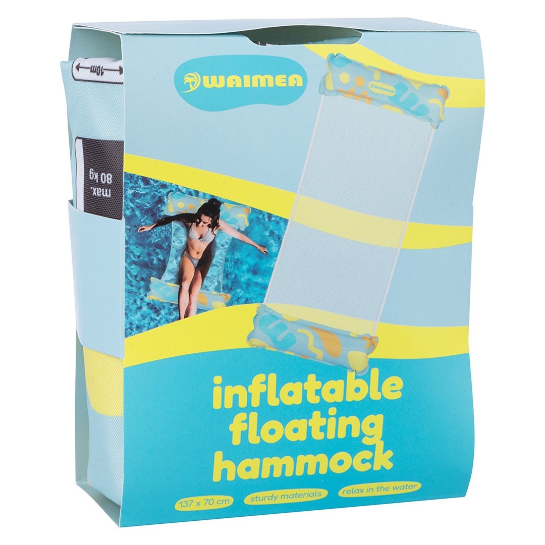 Waimea Opblaasbare waterhangmat - Blue