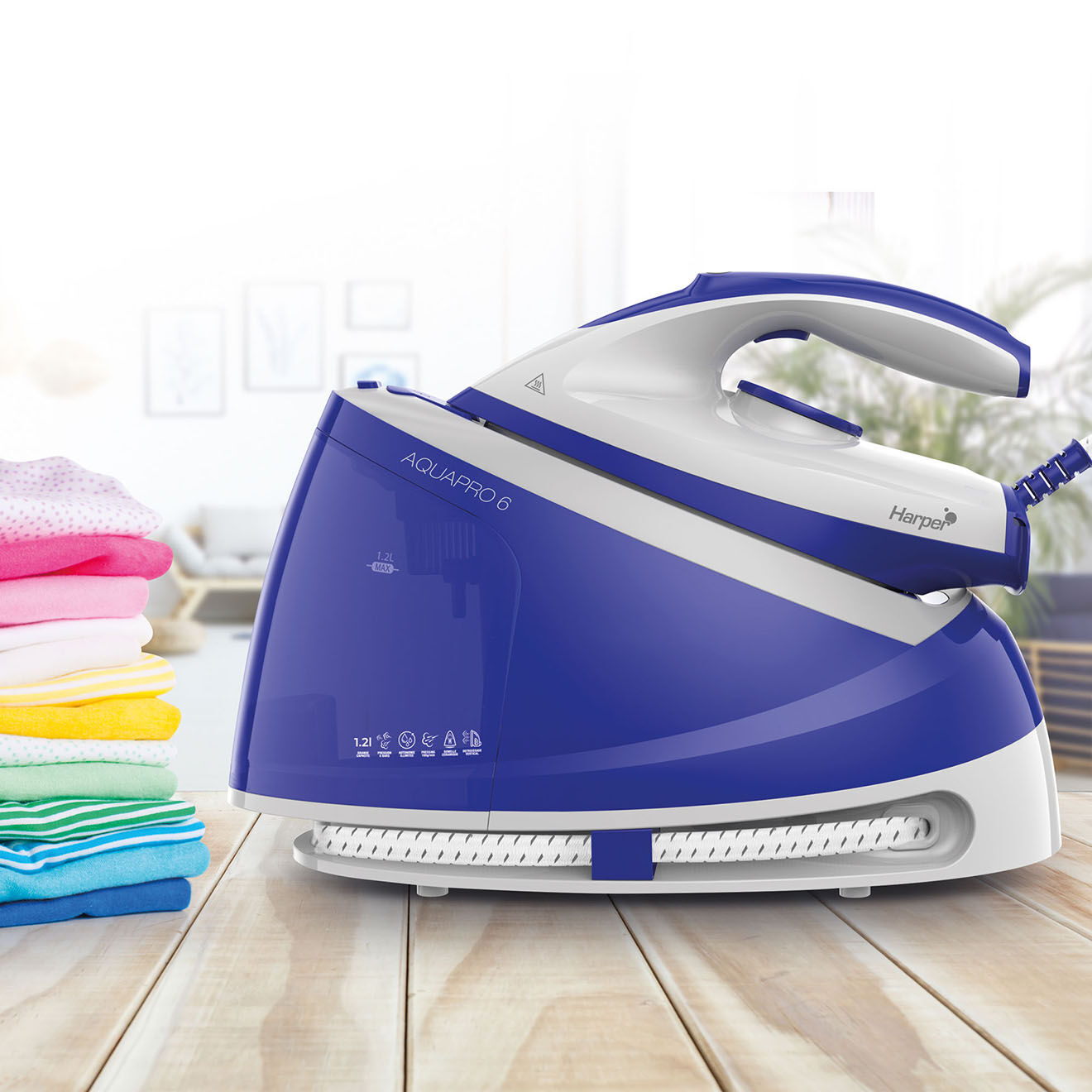 Harper Centrale vapeur blanc/violet