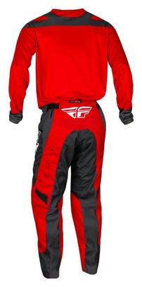 Pantalon Fly Racing Fly F-16 Rouge / Charbon / Blanc