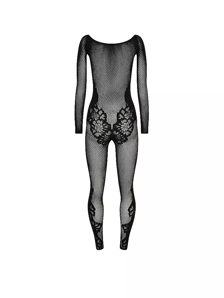 WOLFORD Jumpsuit LACE TATTOO black schwarz