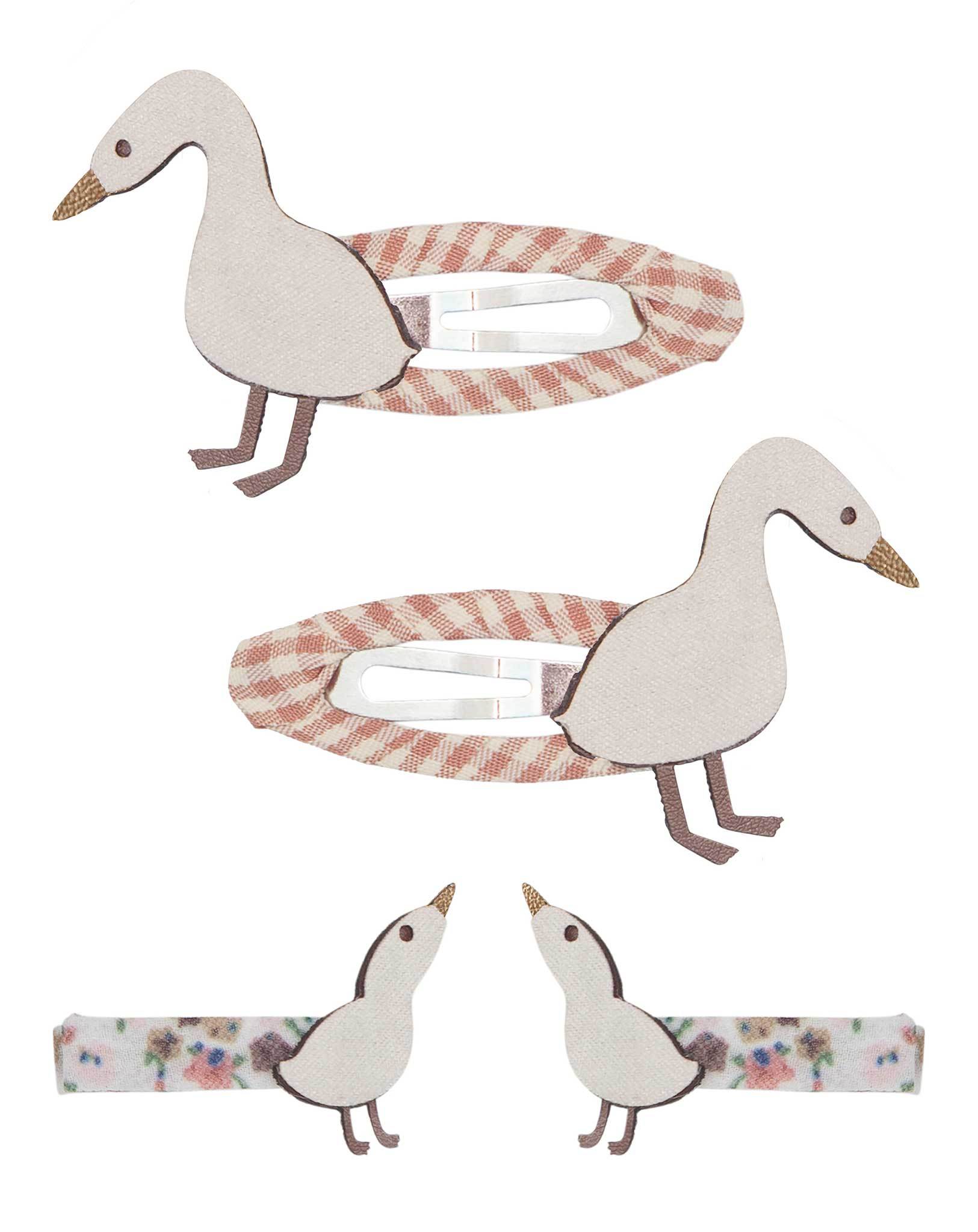 Haarspange DUCK & DUCKLING 4er-Set
