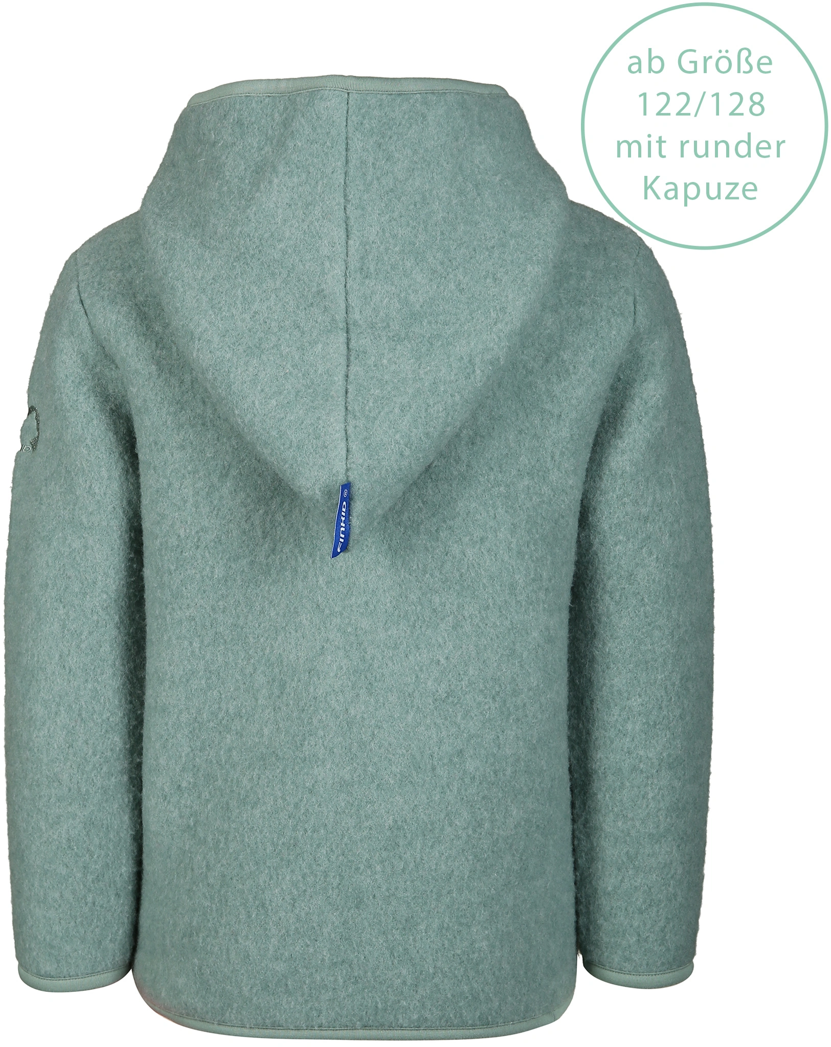 Woll-Fleecejacke LUONTO WOOL in green bay