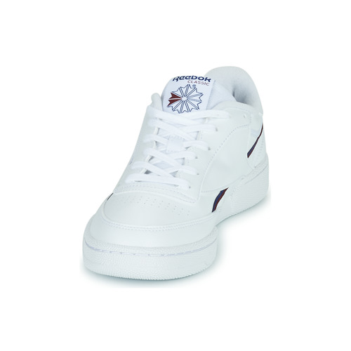 Reebok Classic - CLUB C 85 VEGAN - Blanc / Bleu / Rouge