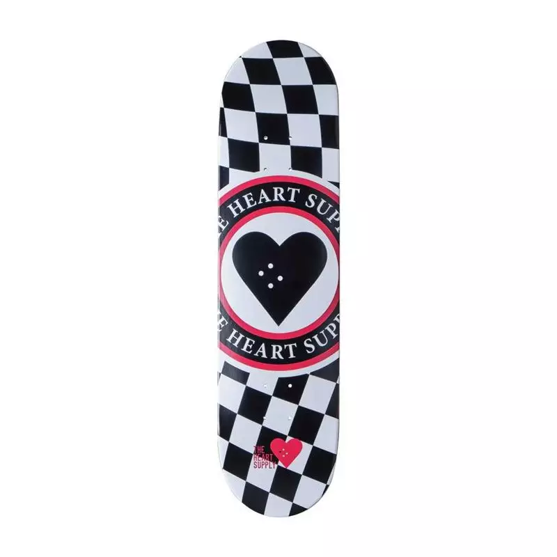 Plateau de skate HEART SUPPLY Insignia Check Noir 8.0