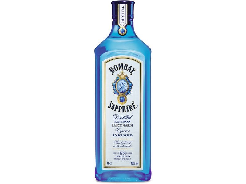 Bombay Gin Sapphire 1 l Spirituosen Spezialität auf der Basis von Wacholder