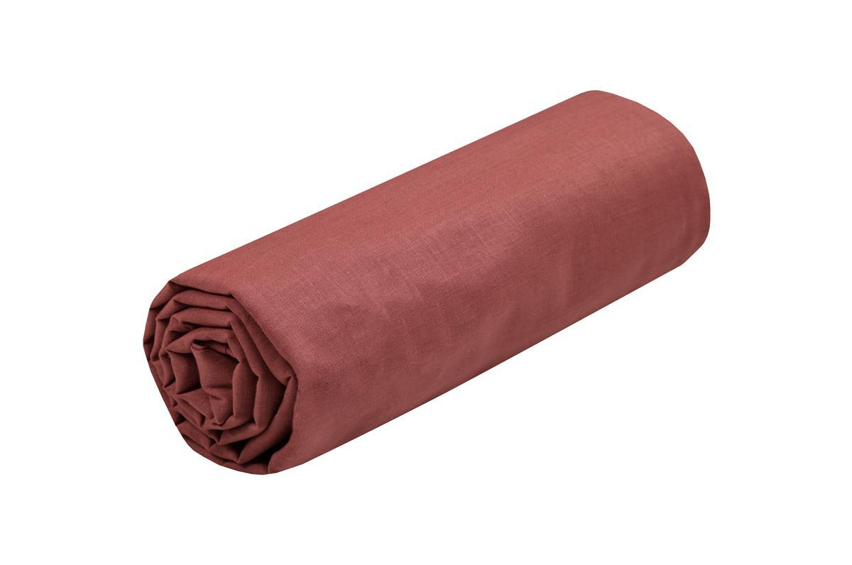 EDEN DRAP HOUSSE 90X200CM GRENACHE