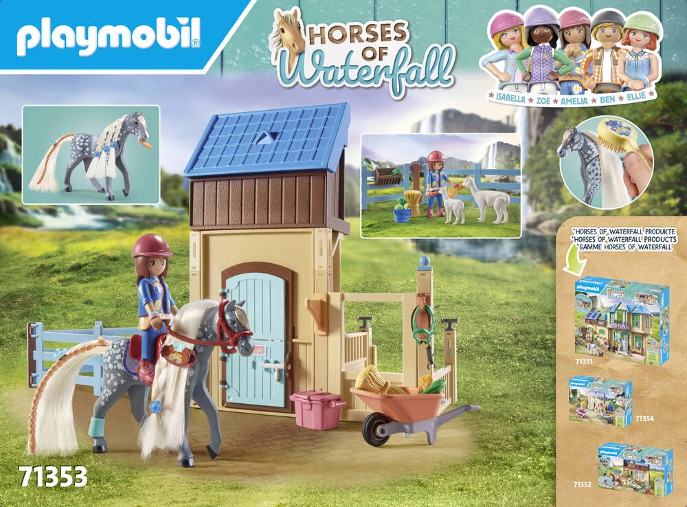 AMELIA ET WHISPER AVEC BOX POUR CHEVAUX - 71353