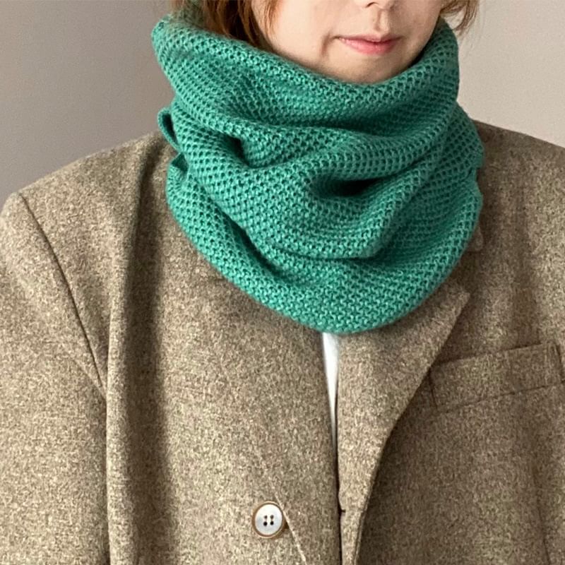Nikifa - Effen multi-way gebreide sjaal / muts