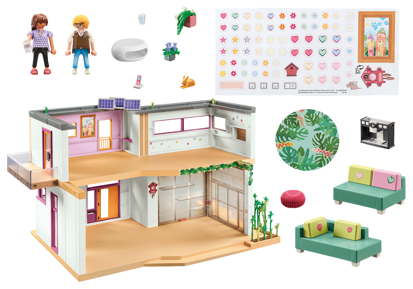 Playmobil - Bolig med udestue (71607)