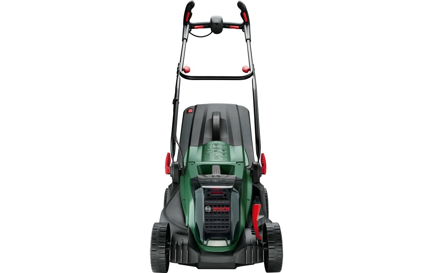 Akku-Rasenmäher UniversalRotak 2x18V-37-550 Kit (2 x 4.0Ah)<br>Kraftvolles Mähen und bequeme Grasschnittsammlung für mittelgrosse bis grössere Rasenflächen