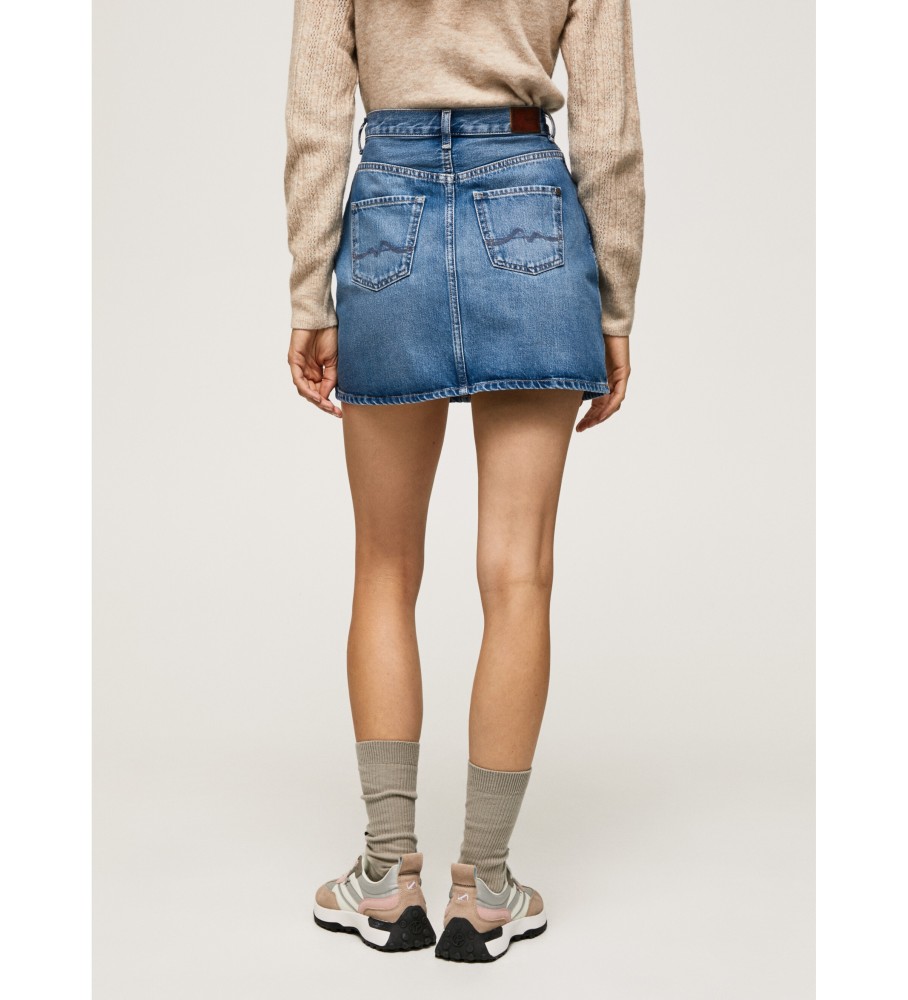Saia Rachel da Pepe Jeans, azul escuro