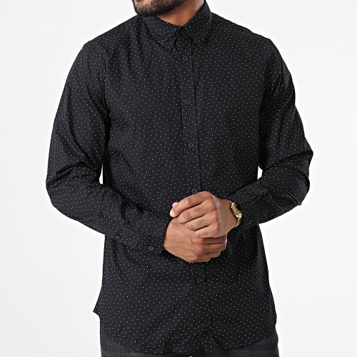 Chemise Manches Longues Marcel Noir