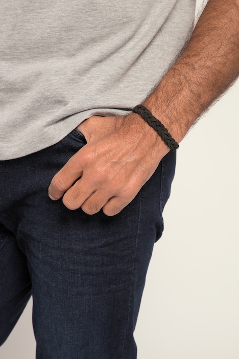 Leder-Armband, echtes Leder, Metall-Verschluss