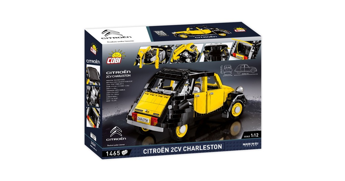 COBICitroen 2CV Charleston Constructiespeelgoed  (Schaal 1:12)