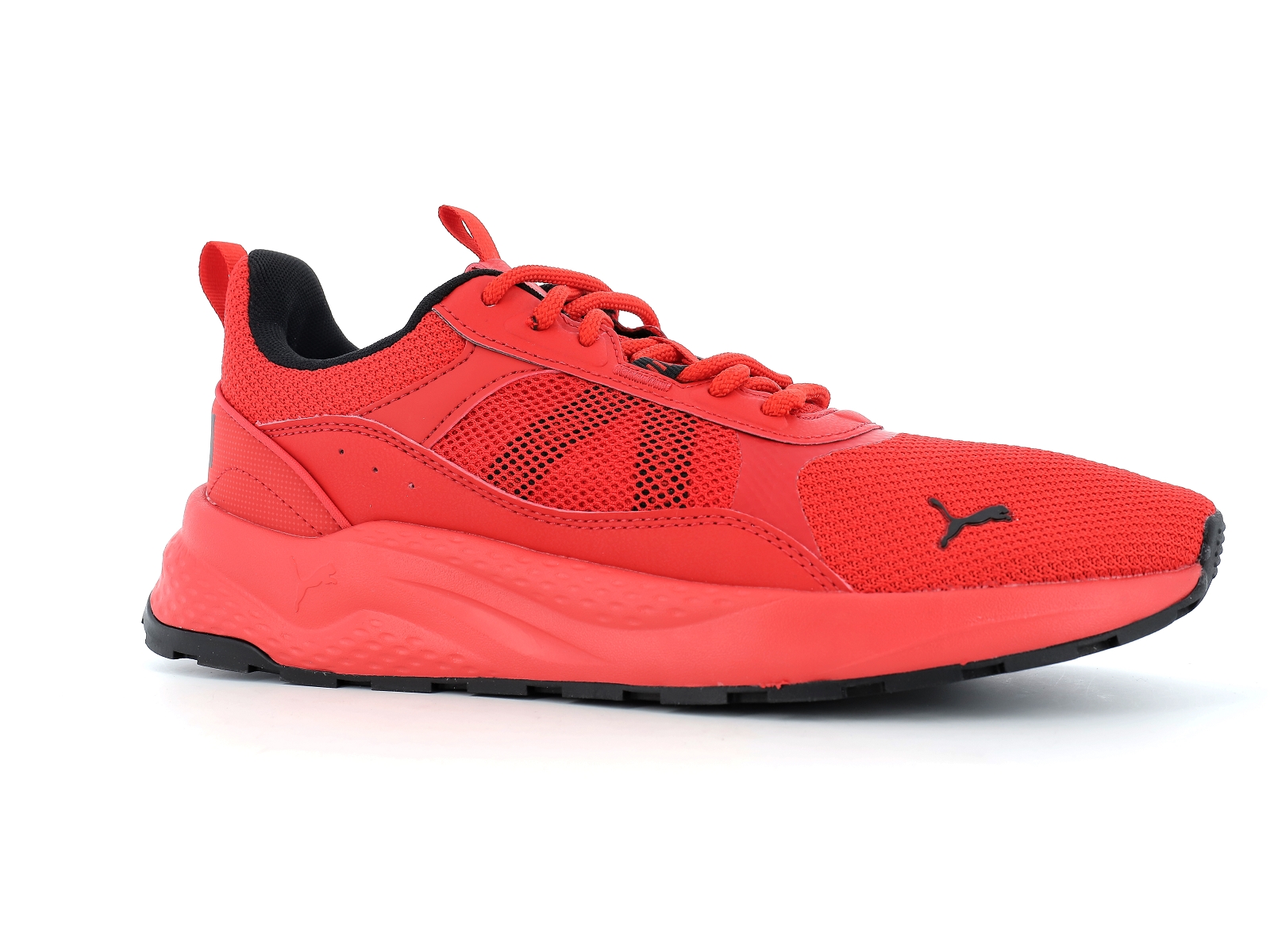 Puma-389213 Matières combinées Rouge
