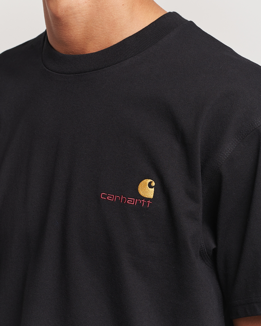 Carhartt WIP American Script Short Sleeve T-Shirt Black