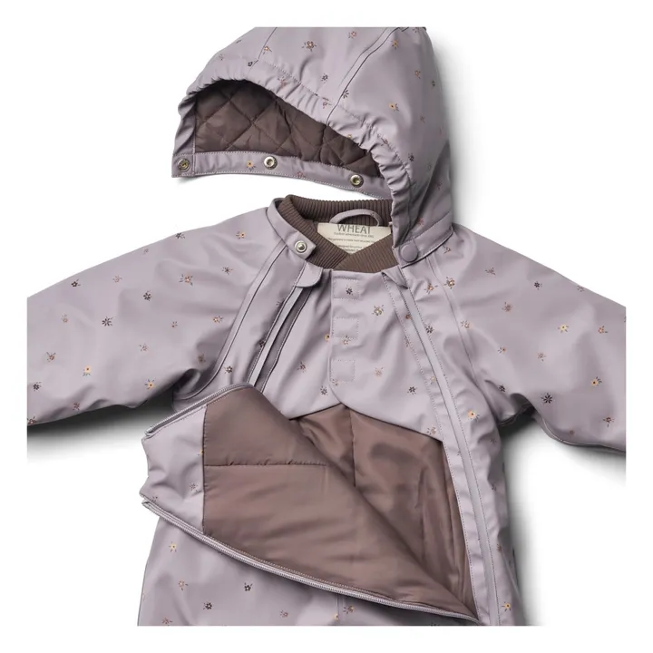Wheat Combinaison de Ski Fleurie Evig | Mauve