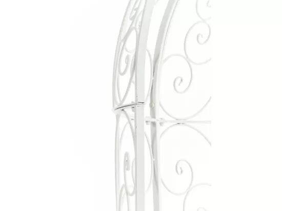 Arche à rosiers - Métal & Métal - Blanc - Rosie