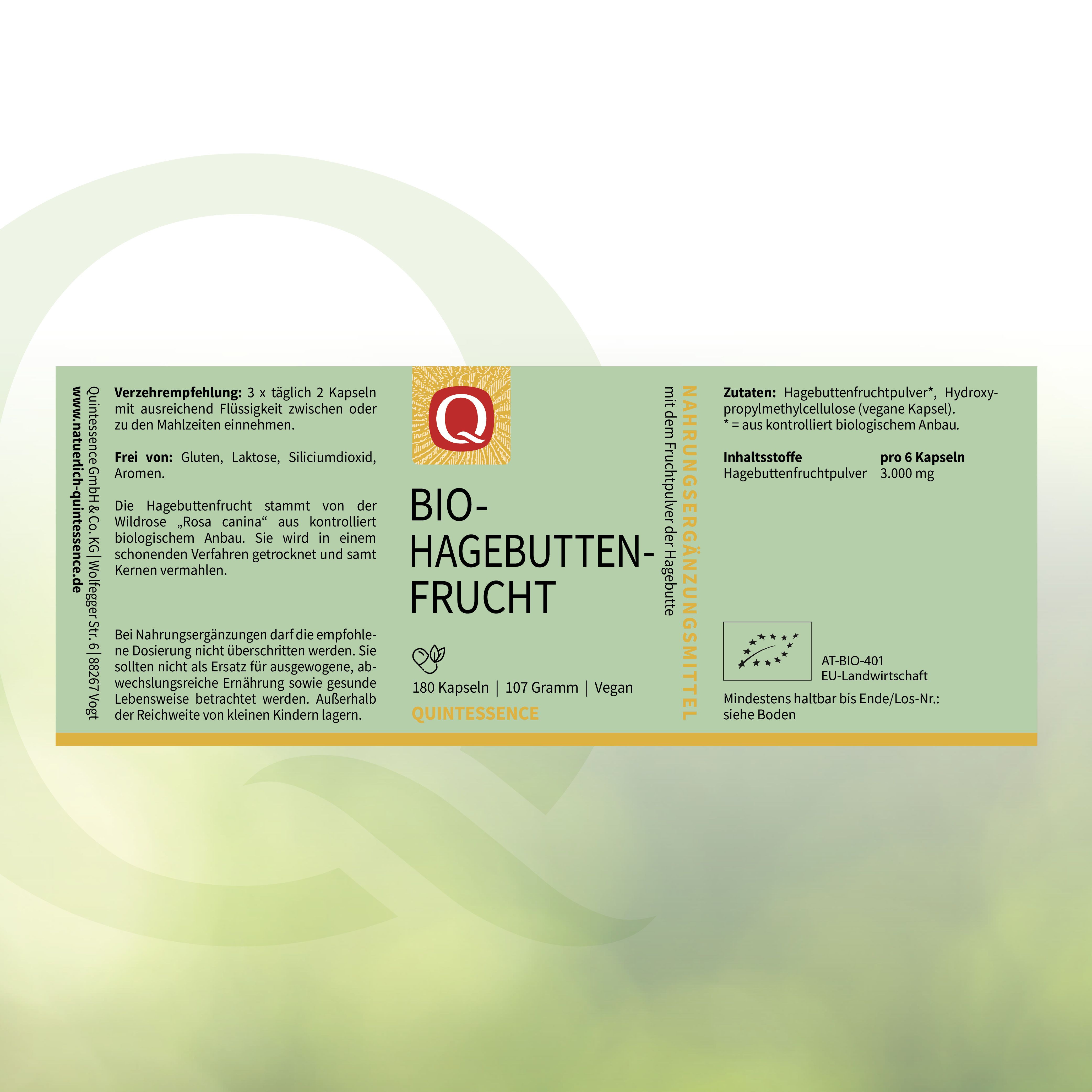 Hagebuttenfrucht Kapseln  von Quintessence
