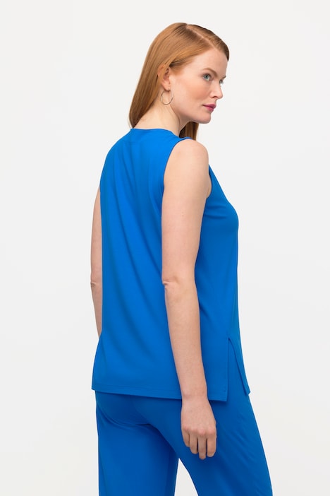 Top, Slim, V-Ausschnitt, ärmellos