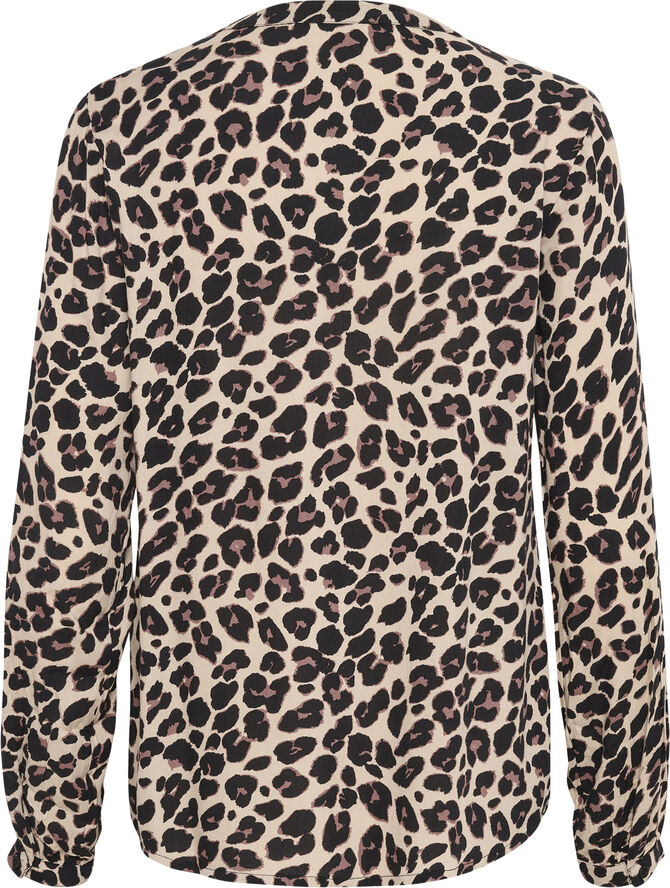 Kaffe KAmarta Tilly Blouse Leopard print