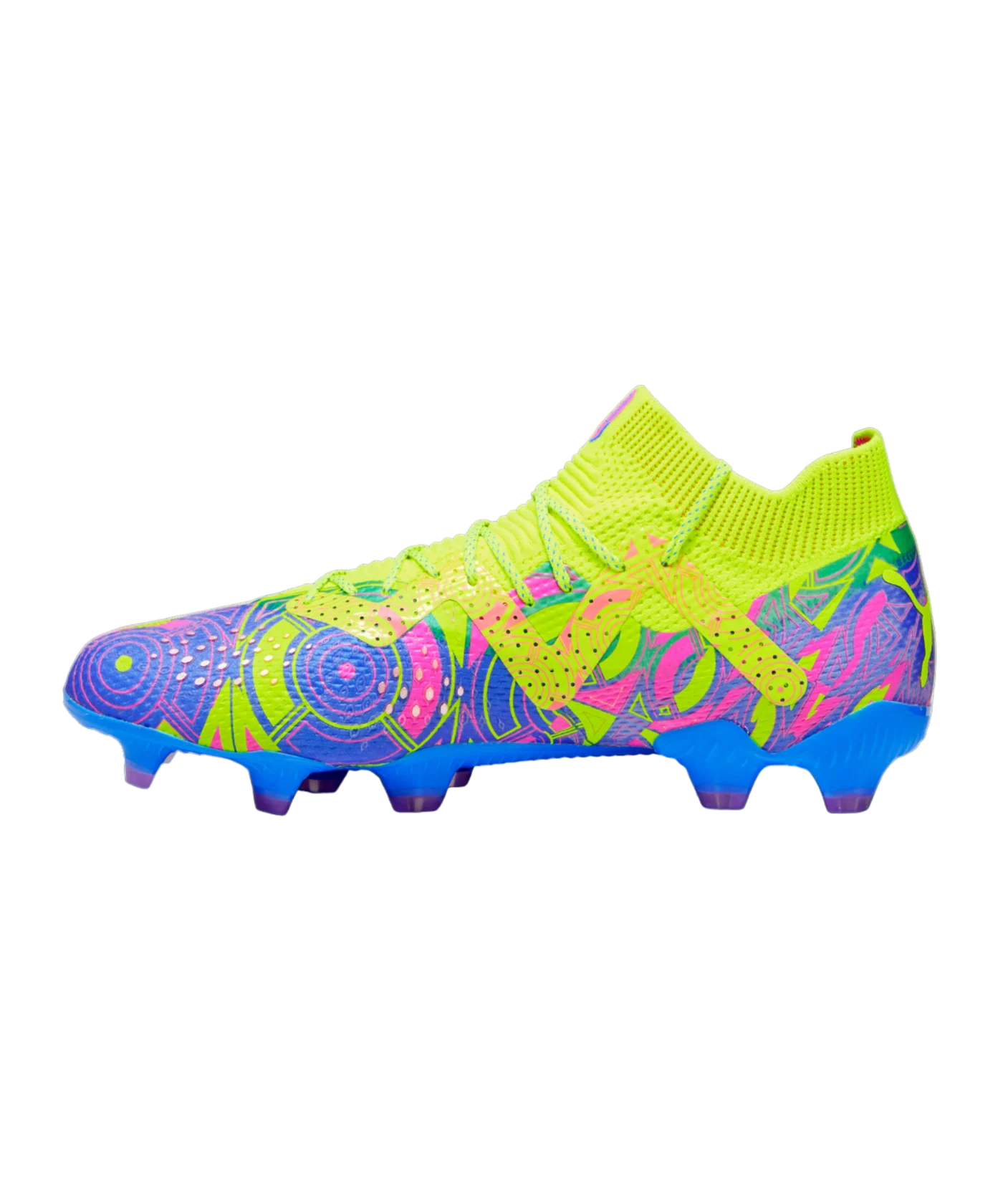 PUMA FUTURE Ultimate FG/AG Energy Blau Gelb Pink F01
