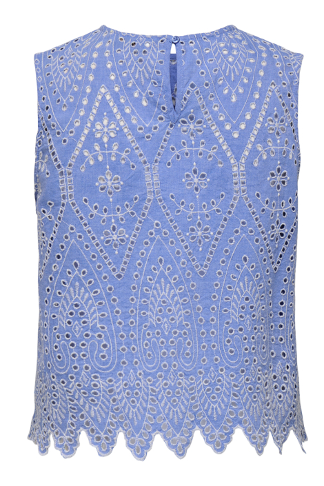 Only blauwe dames top