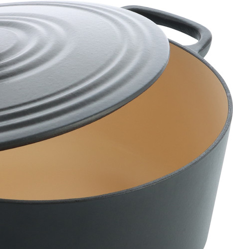 BK BOUR CastIron Braadpan 24 cm Earl Grey