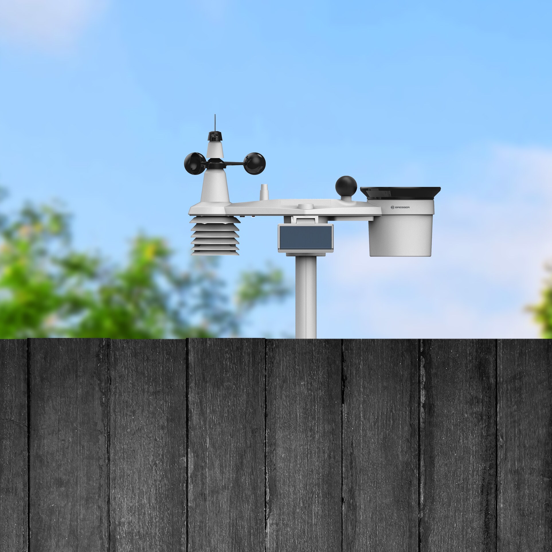 BRESSER 9-in-1 MeteoChamp HD WLAN Wetterstation