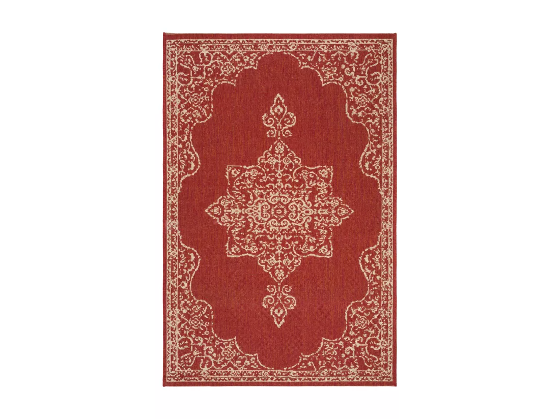 Tapis Red & Creme 91 X 152 cm - Tropea