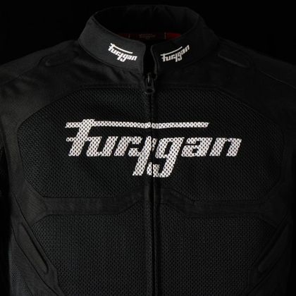 Blouson Furygan ATOM VENTED EVO - Noir / Blanc