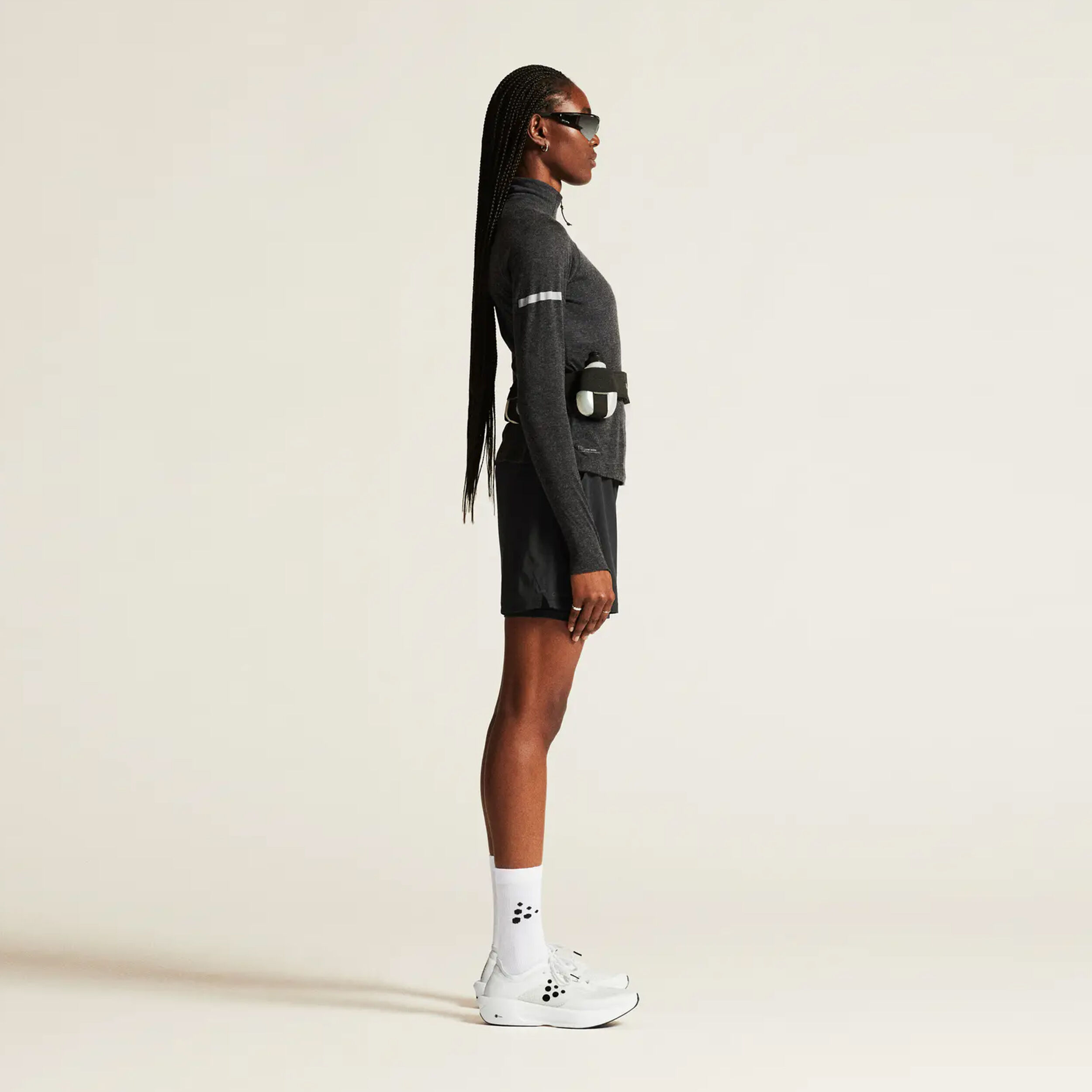 Craft ADV SUBZ Wool 3 Maillot De Course Femmes - Gris Foncé