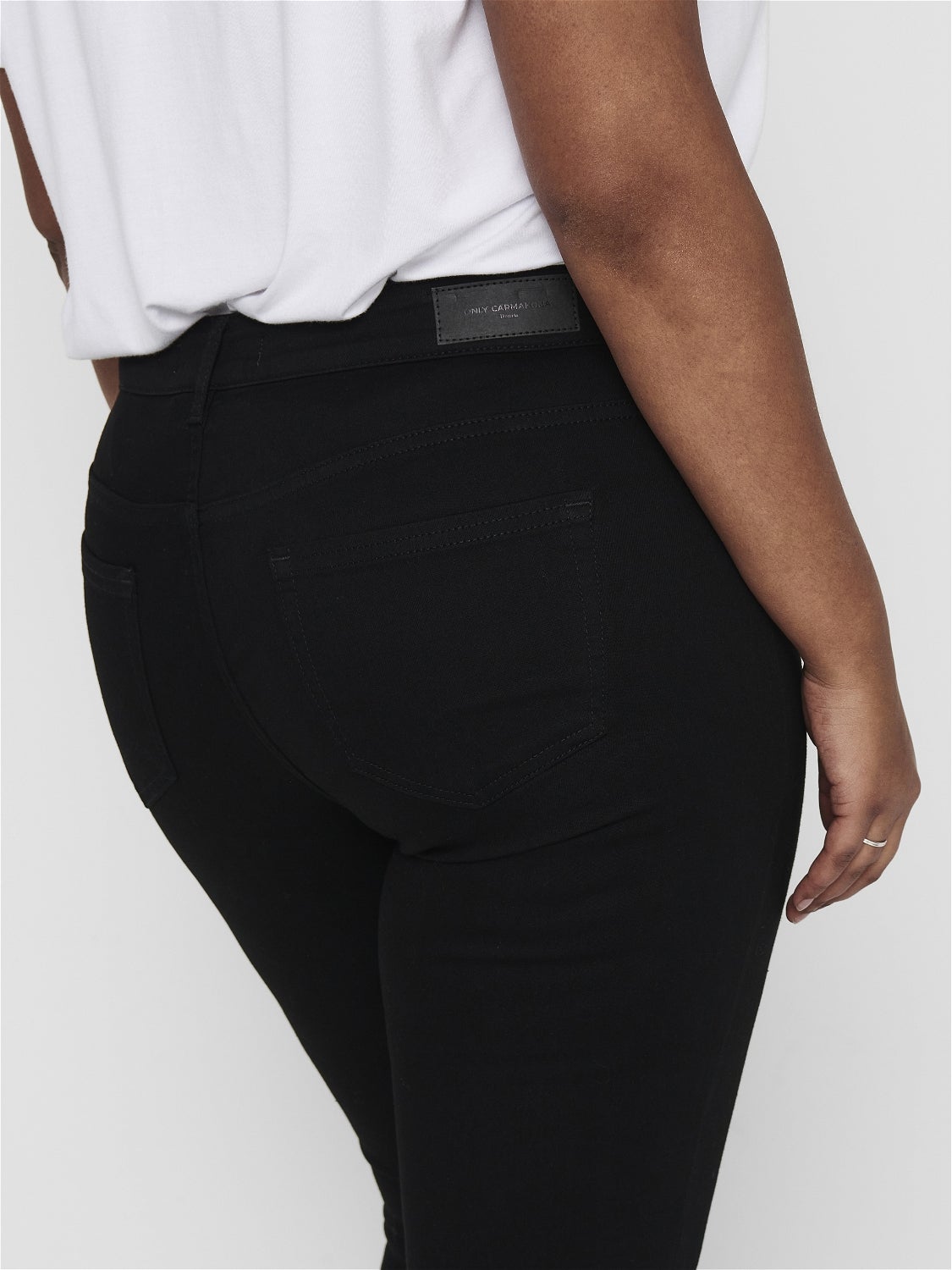 CARWILLY Mittlere Taille Skinny Fit Jeans Black
