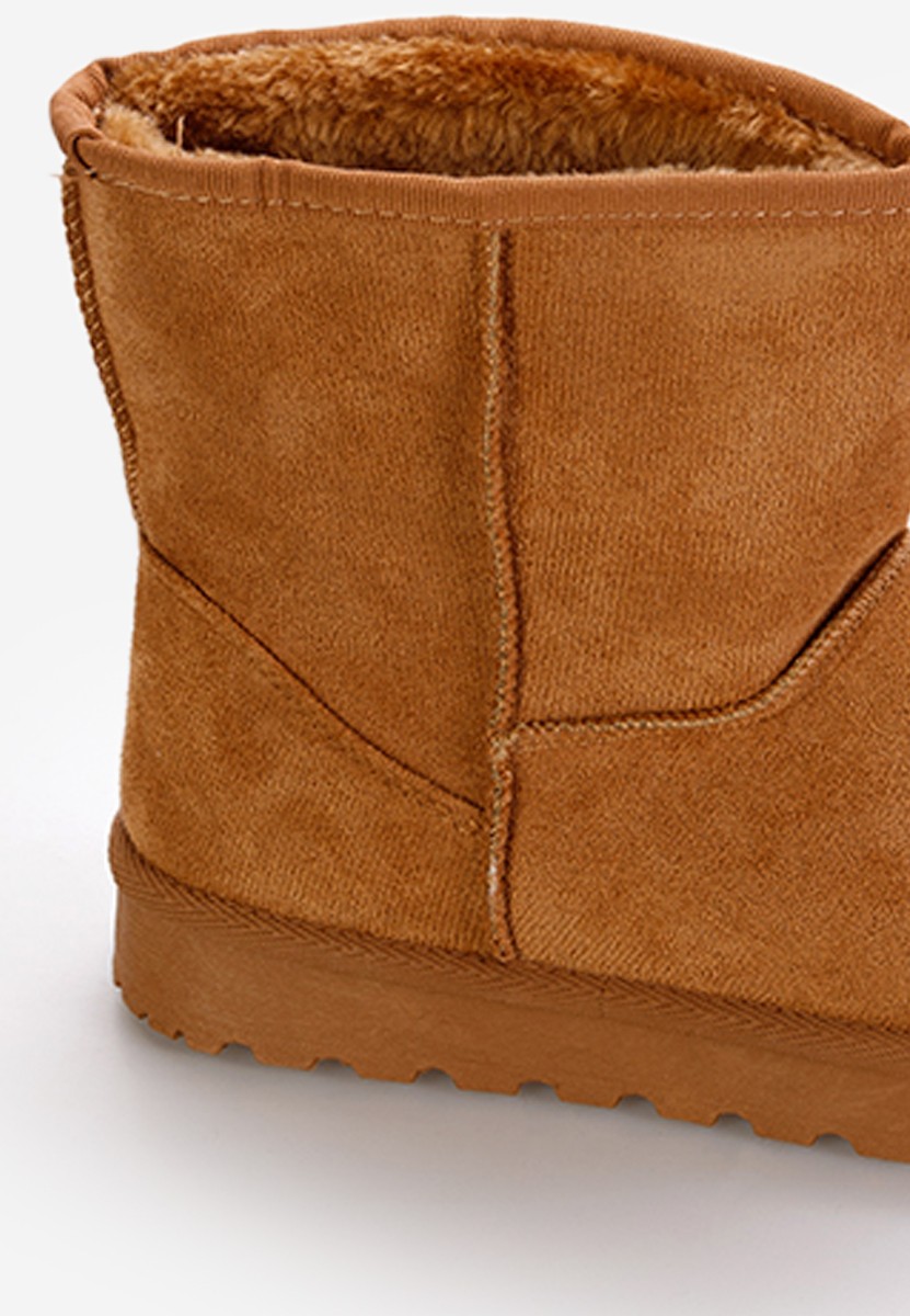 Bottes fourrées femmes chameau Celesa
