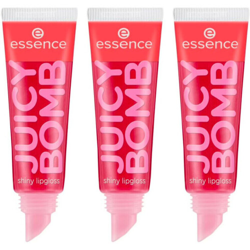 Essence - Conjunto de 3 Brillos de Labios Juicy Bomb Shiny Lip Gloss Rosa