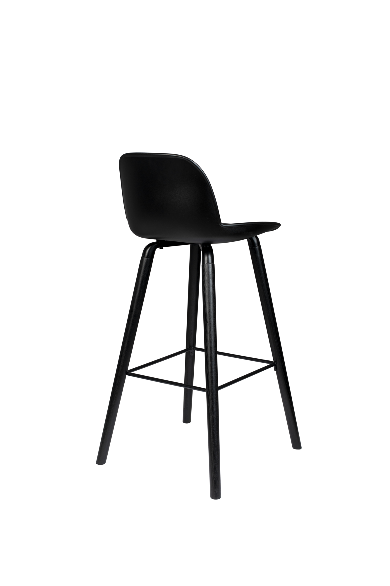 Barkruk Albert Kuip  (zithoogte 65 cm) zwart - set van 2