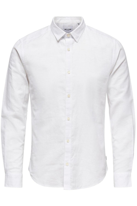 Only & Sons witte heren overhemd
