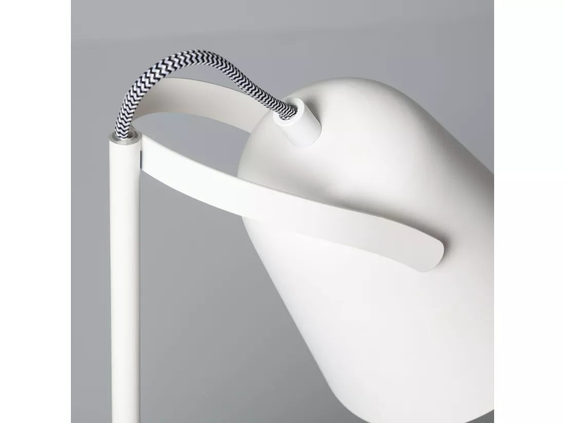 Lampe de Bureau Flex Métal Orfeo Blanc