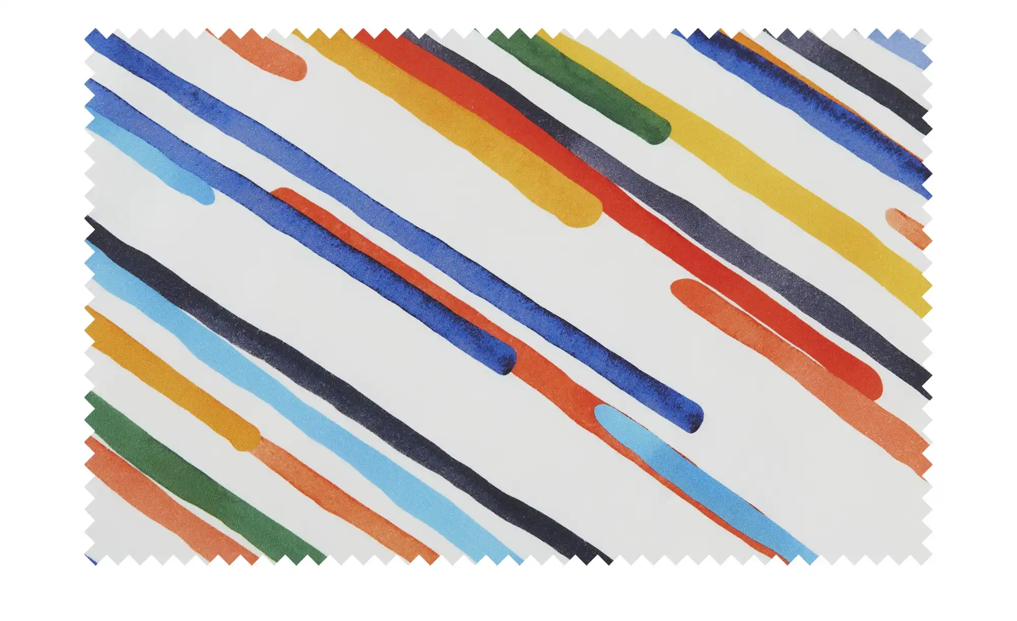 indigo Mako-Satin Bettwäsche Stripey