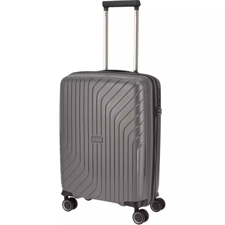 Somko Wave - 4-Rollen Kabinentrolley S 55 cm anthrazit