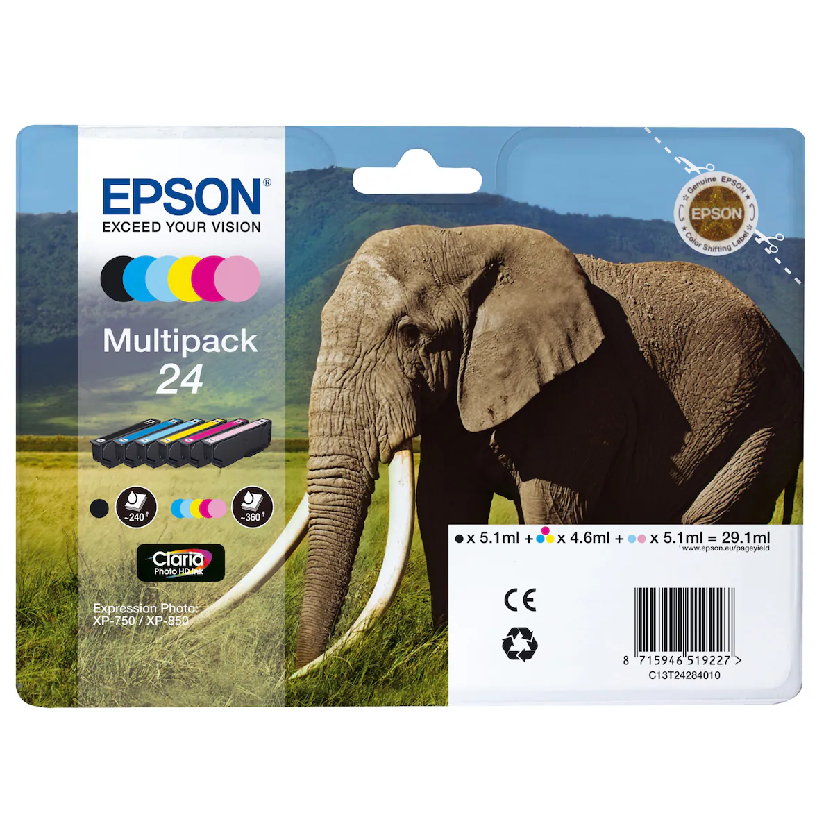 Epson blekkpatron Claria Photo HD 24 (multipack)