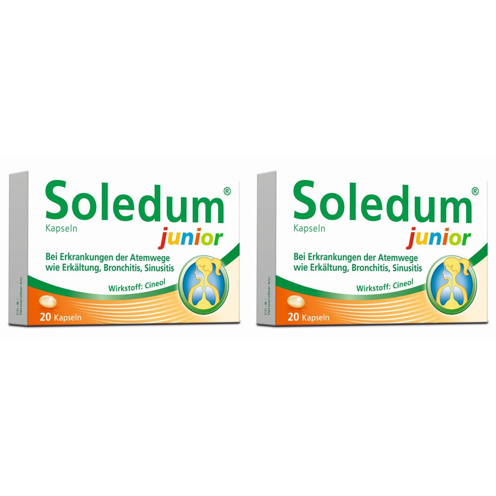 Soledum® Kapseln junior bei Erkältung, Bronchitis & Sinusitis