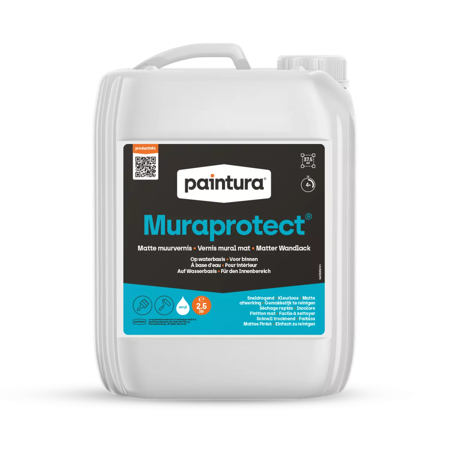 Paintura Muraprotect Mat Muurvernis Kleurloos - 2,5L
