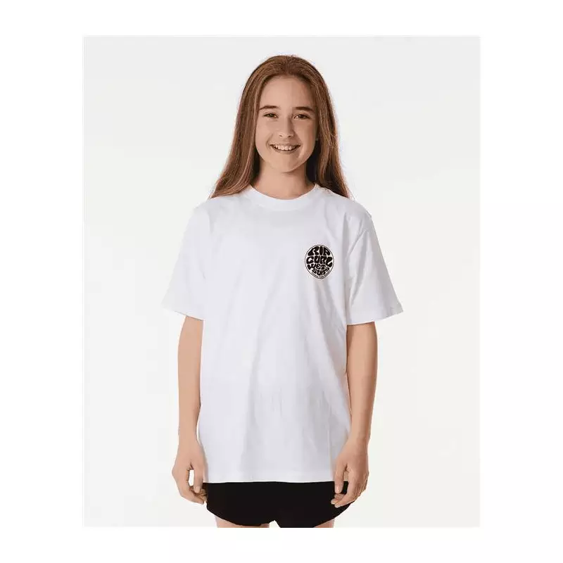 Teeshirt junior RIPCURL Wetsuit Icon Tee -Kids White